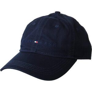Tommy Hilfiger Men's Sky Captain Cotton Logo Adjustable Imported Baseball Cap